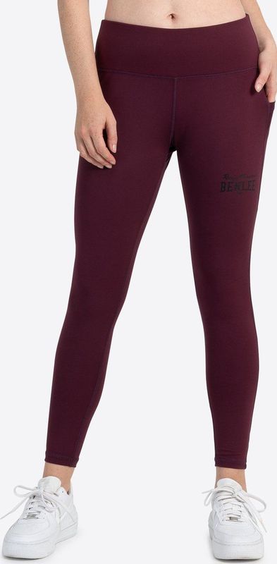 BENLEE - Maribel - Dameslegging - Oxblood/Zwart - 100% Polyester