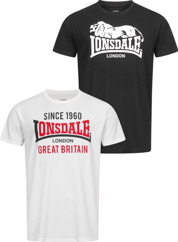 Shirt - Katoen - T-shirt - 2 Pack - Normale Pasvorm - Kwartmouw