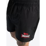 LONSDALE - Kilstay - Korte Broek - Zwart Rood Wit - Comfortabele Pasvorm