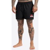 LONSDALE - Kilstay - Korte Broek - Zwart Rood Wit - Comfortabele Pasvorm