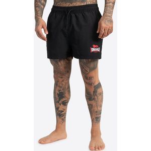 LONSDALE - Kilstay - Korte Broek - Zwart Rood Wit - Comfortabele Pasvorm