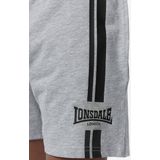 Lonsdale Ardcharnich Korte Broek - Marl Grey-Black - 90% Katoen 10% Viscose