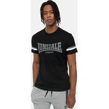 Lonsdale T-Shirt Creich T-Shirt normale Passform Sand Navy Red