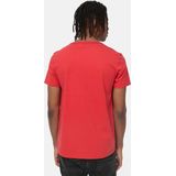 Lonsdale - Lubcroy - T-shirt - Rood/Navy/Sand - Normale Passform