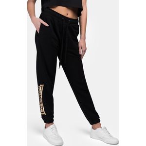 Lonsdale - Jogginghose - Zwart - Katoen - Elastische Bund