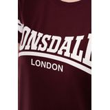 Shirt - Jersey - Ronde Hals - Logoprint - Kwartmouw