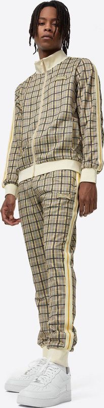 Lonsdale - Seabrook - Trainingsanzug - Geel/Bruin/Ecru - Smalle Pasvorm