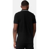 LONSDALE Ballygalley Poloshirt - Zwart/Wit - Katoen