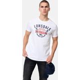 Lonsdale - Fintona - T-shirt - Wit - Korte Mouwen