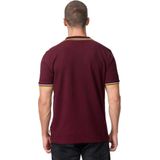 Lonsdale - Velton - Poloshirt - Oxblood - Korte Mouw