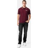 Lonsdale - Velton - Poloshirt - Oxblood - Korte Mouw