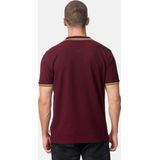 Lonsdale - Velton - Poloshirt - Oxblood - Korte Mouw