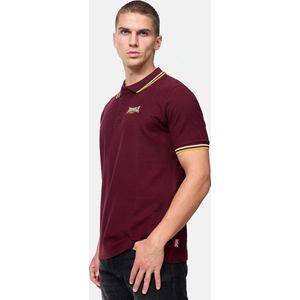 Lonsdale - Velton - Poloshirt - Oxblood - Korte Mouw