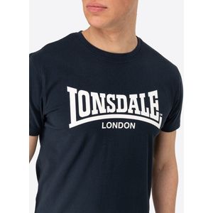 Lonsdale - Moy - T-shirt & Shorts Set - Zwart/Marl Grey - Normale Pasvorm