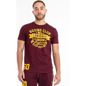 Lonsdale Gruting T-shirt Met Korte Mouwen Rood S Man