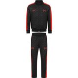Tapout - Punkass Track - Trainingsanzug - Zwart/Rood - Normale Passform