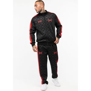 Tapout - Punkass Track - Trainingsanzug - Zwart/Rood - Normale Passform