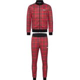 Lonsdale - Royal Stewart - Trainingsanzug - Rood/Zwart/Wit - Smalle Pasvorm