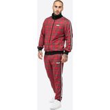 Lonsdale - Royal Stewart - Trainingsanzug - Rood/Zwart/Wit - Smalle Pasvorm