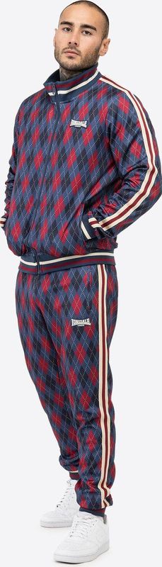 Lonsdale - Redford - Trainingsanzug - Navy/Red/Ecru - Slim Fit, Hoogwaardig Materiaal