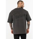 Tapout T-shirt oversized voor heren GELOOF GEWOON