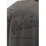 Tapout T-shirt oversized voor heren GELOOF GEWOON