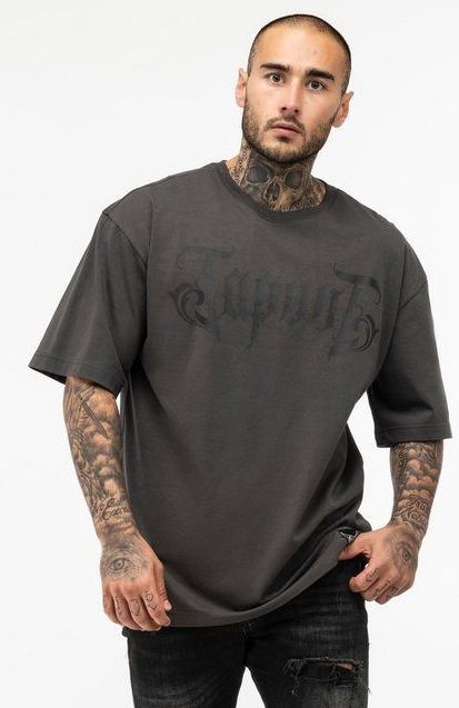Tapout T-shirt oversized voor heren GELOOF GEWOON