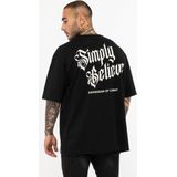 Tapout - T-shirt - Zwart - 100% Katoen - Ronde Hals en Prints