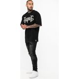 Tapout - T-shirt - Zwart - 100% Katoen - Ronde Hals en Prints