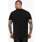 Tapout - Crewneck Shirt - Zwart - 100% Gekamd Katoen