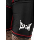 Tapout - 960029 - Functionele Shorts - Zwart/Wit/Rood - Nauwsluitende Pasvorm