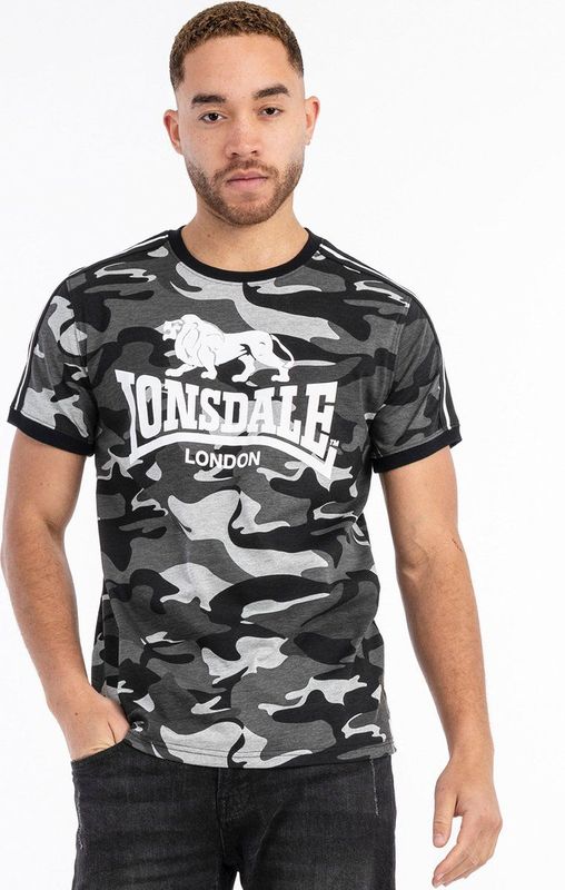 Lonsdale - Cregneash - T-Shirt - Zwart - Katoen