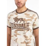 Lonsdale T-Shirt Cregneash T-Shirt normale Passform Camo Desert