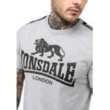 Lonsdale - Stour - T-shirt - Zwart - 100% Gekamd Katoen