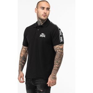 Lonsdale Polo Shirts Setter Poloshirt normale Passform Black White