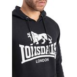 Lonsdale - Hoodie - Zwart - Katoen/Polyester - Regular Fit