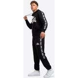 Lonsdale - Grutness - Joggingbroek - Zwart/Wit - Normale Pasvorm