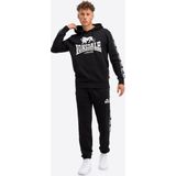 Lonsdale - Grutness - Joggingbroek - Zwart/Wit - Normale Pasvorm