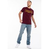 Lonsdale - Beanley - T-shirt - Zwart/Navy/Oxblood - Normale Passform - Dreierpack