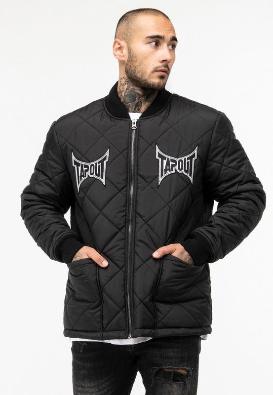 Tapout - Gewatteerd Jack - Regular Fit - Zwart - 100% Polyester