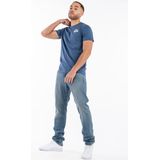 Lonsdale - Whiteness - T-shirt - Navy/White - Normale Passform