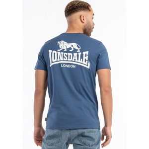 Lonsdale - Whiteness - T-shirt - Navy/White - Normale Passform