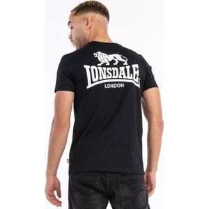 Lonsdale T-Shirt Whiteness T-Shirt normale Passform Black White