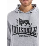 Lonsdale Heren sweatshirt met capuchon regular fit SCHOSBURGH