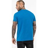Tapout Shirt  royal blue/koningsblauw / wit