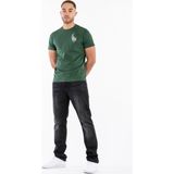 Tapout - Mask T-shirt - Korte Mouwen - Zwart - 100% Gekamd Katoen