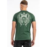 Tapout - Mask T-shirt - Korte Mouwen - Zwart - 100% Gekamd Katoen