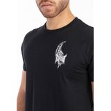 T-shirt - Zwart - 100% Gekamd Katoen - Regular Fit