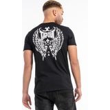 T-shirt - Zwart - 100% Gekamd Katoen - Regular Fit
