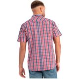 Lonsdale - Brixworth - Overhemd - Rood - 100% Gekamd Katoen